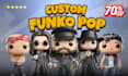 create unique funko pop character model ready to 3d print