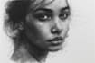 draw a custom pencil or charcoal portrait