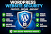 remove malware and viruses from your wordpress website and secure it