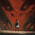 draw horror fantasy art with lighting effects