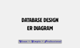 design your database schema and er diagram professionally