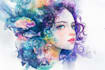 hand paint a stylised watercolor illustration