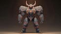 draw amazing character mecha robot illustration