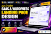 design landing page saas landing page wordpress landing page wordpress website