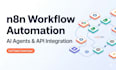 build n8n workflow automation with ai and api