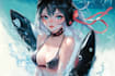 draw anime character with dynamic expression and pose