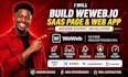 build weweb io saas page weweb expert developer weweb web page app