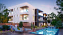 do photorealistic 3d commercial building exterior rendering