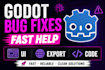 debug and fix issues in your godot game project
