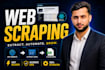 do web scraping data extraction and automation from any website