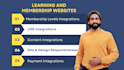 build a professional lms learning and membership website