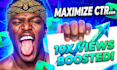 design a clickable viral ai youtube thumbnail with high CTR