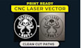 convert your logo to vector for cnc, laser engraving and print