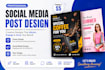 social media posters design
