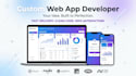 design and develop a custom web application