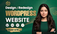 build, design, or redesign a professional wordpress website