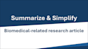 write biomedical research summary involving pathology, pharmacology, etc