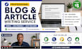 write clear and engaging blog posts and articles