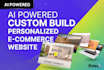 design modern ecommerce website for your business fast delivery