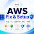 fix and setup AWS ec2, s3, lightsail,  and SSL issues