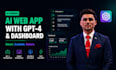 build a custom scalable ai web app with chatgpt API and dashboard