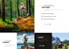 do mountain biking website design