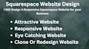 build squarespace website for your business design, redesign squarespace website