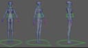 create 3d character rigging, rigging for games films and animation