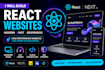 build modern react and next js website