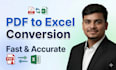 convert PDF to excel with accuracy