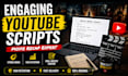 write youtube movie recap and storytelling scripts