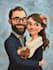do couple caricature illustration for you