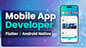 develop mobile app using flutter and android