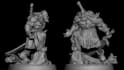 create 3d action figure model, miniatures, anime statue, 3d printing, warhammer