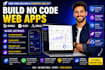 do no code web app, bubble io developer, glide, adalo web app development