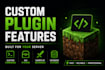 add custom features to your minecraft plugin
