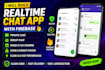 build a realtime chat app with firebase private and group chat