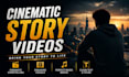 create cinematic storytelling video edits for personal brands