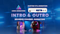 create a youtube intro and outro animation