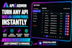 turn your API into an admin panel