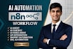 develop ai automation agents, ai chatbots, n8n workflows, and shopify workflow
