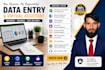 do data management, data extraction and data entry