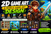 do 2d game art, 2d game mobile art and design
