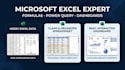 solve excel formulas, power query, dashboards and reporting
