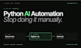 create a custom python ai automation
