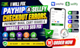 fix payhip sellfy checkout errors payment bugs cart issues and mobile SEO speed