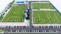 recreate landscape site plan, indoor football field, performance facility design