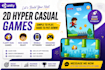 create hyper casual game, flappy run game, kids game ready, 2d unity game