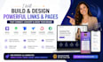 build becons linktree tablink flowdesk converkit gomroad coaching website