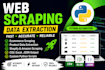do ecommerce product web scraping and data extraction